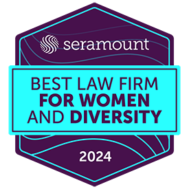 Seramount Best Law Firm for Women and Diversity 2024 Logo